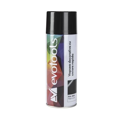 Spray Vopsea Negru Lucios 9005 RAL