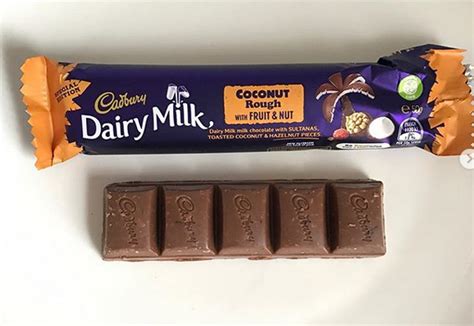 Cadbury Dairy Milk Coconut Rough With Fruit And Nuts Chocolate Bar