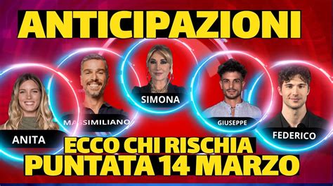 Grande Fratello Anticipazioni Puntata 14 Marzo Televoto Aperto Ecco