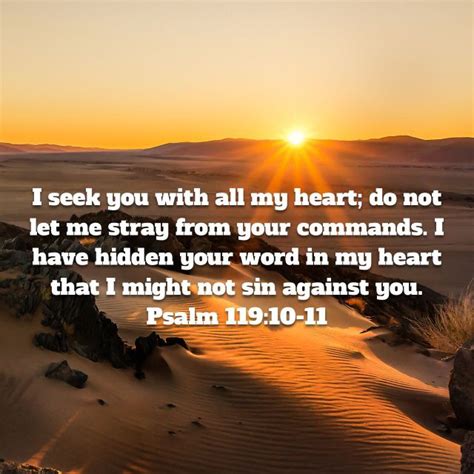 Psalm 119 10 11 New International Version NIV Shake The Dust God