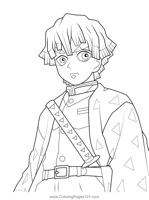 Demon Slayer Printable Coloring Pages