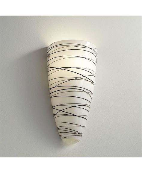 Possini Euro Design Isola Modern Wall Sconce Lighting Brushed Nickel