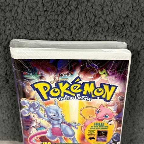 Pokemon The First Movie Vhs Mewtwo Vs Mew Black Star Promo Card Factory