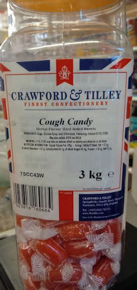 Tilleys Cough Candy Tilleys Wrapped Boiled Sweets