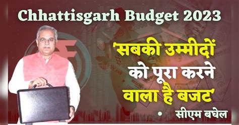 Chhattisgarh Budget 2023 Cm Bhupesh Baghels Statement Before Presenting