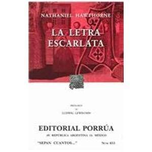 Buy La Letra Escarlata Scarlet Letter Book Online At Low Prices In