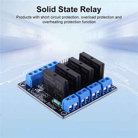 5V Power Relay Module 1 2 4 6 8 Channel Solid State Relay Module For