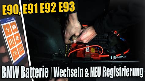 BMW Batterie Wechseln NEU Registrierung Anleitung Tutorial E90