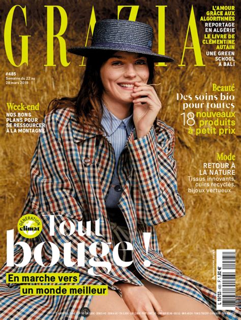 Grazia N°485 Du 22 Mars Génération Climat En Marche Vers Un