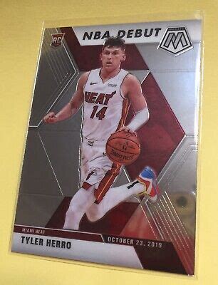 2019 20 Panini Mosaic NBA Debut 280 Tyler Herro Miami Heat RC SILVER