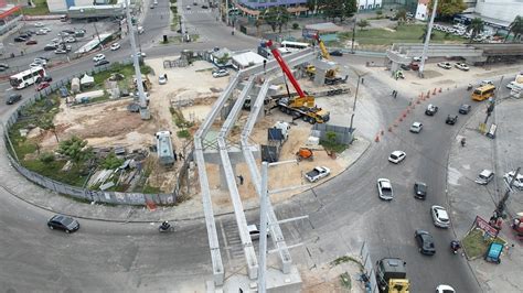 Viaduto Rei Pelé Toma Forma Com 18 Vigas Implantadas Pela Prefeitura De