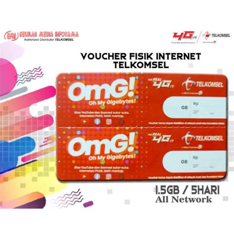 Jual Voucher Fisik Internet Telkomsel Gb Hari Shopee Indonesia