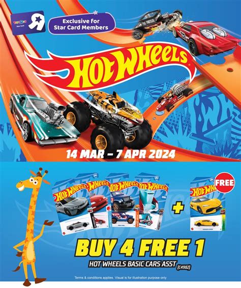 Mar Apr Toys R Us Hot Wheels Promo Everydayonsales