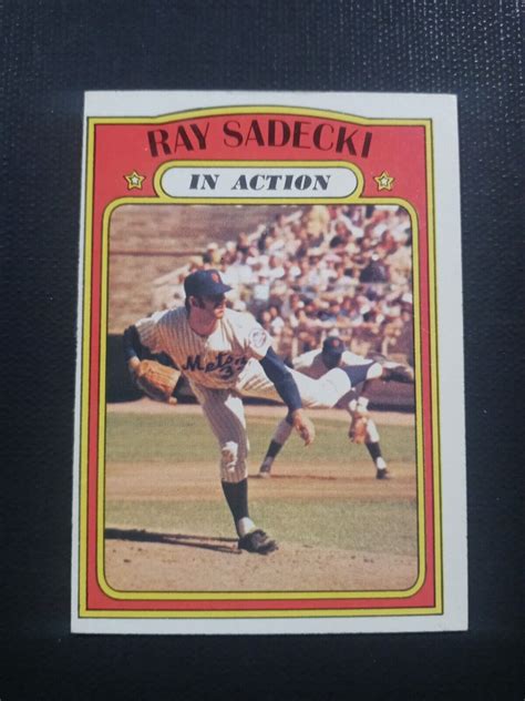 1972 Topps In Action Ray Sadecki New York Mets 564 EX EBay