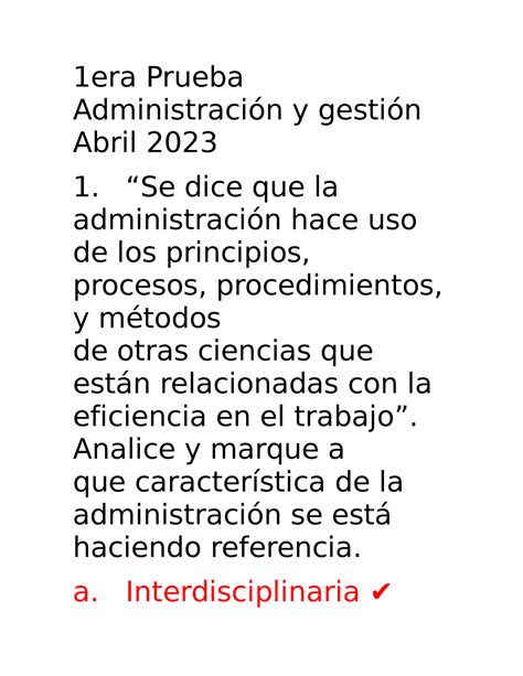 Era Prueba Administraci N Y Gesti N Era Prueba Administraci N Y