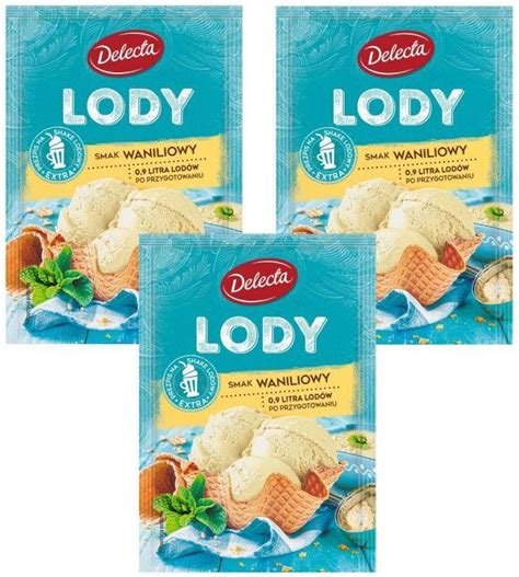 Delecta Lody W Proszku O Smaku Waniliowym 3 X 57 G Ceny I Opinie