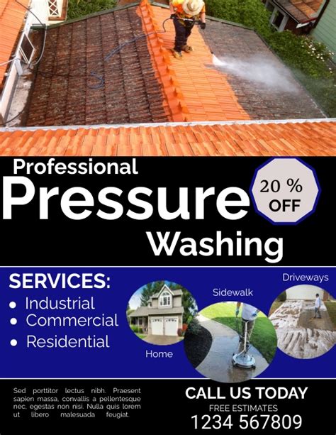 Pressure Washing Flyers Template Postermywall