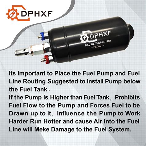 External Inline Gasolinediesel Fuel Pump Electric