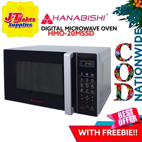 Hanabishi Digital Microwave Oven Hmo 20mssd 20 Liters With Freebie