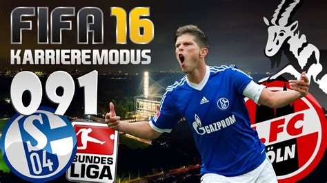 FIFA 16 Karrieremodus Part 91 Schalke 04 Saison 2 Spieltag 33 Let