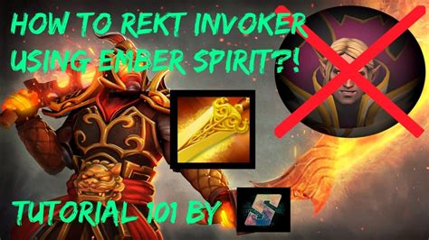 How To Win Lane Against Invoker Using Ember Spirit Dota Youtube