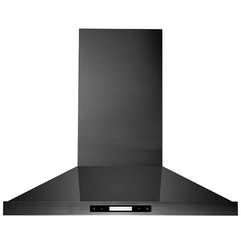 Mistral Wall Mount Chimney Style Range Hood In Cfm Black