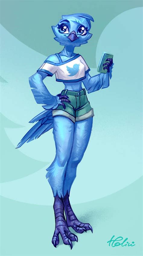 Tweetfur By Holivi On Deviantart Desenhos