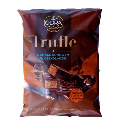 CUKIERKI ODRA TRUFLE RUMOWE W CZEKOLADZIE 1KG 11995777401 Oficjalne