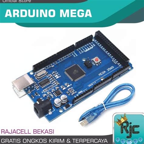 Jual Arduino Mega 2560 Mega2560 R3 Ch340 Atmega2560 Kabel Data