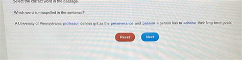Solved Select The Correct Word In The Passage Which Word Is