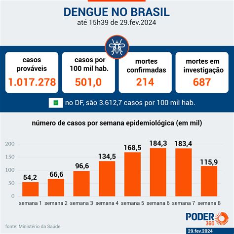 Brasil ultrapassa 1 milhão de casos de dengue em 2024