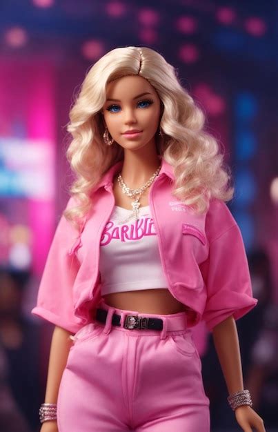 Premium Photo Barbie Doll In Hip Hop Urban Street Outfit