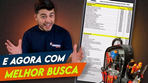 Tabela De Pre Os Do Eletricista Atualizada Youtube