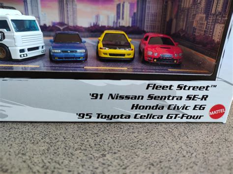HOT WHEELS PREMIUM DIORAMA FLEET STREET SENTRA CIVIC CELICA Aukro