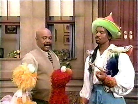 Elmo Zoe And Gordon With Aladdin David Alan Grier David Alan