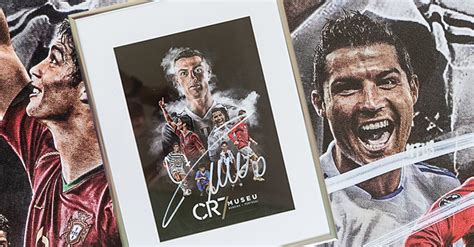 Cristiano Ronaldo - signierte Foto-Collage inklusive Zertifikat