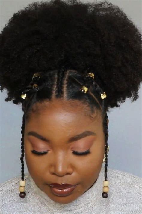 Pin By Kandice Coleman On Hair Styles In 2024 Hair Puff Afro Puff