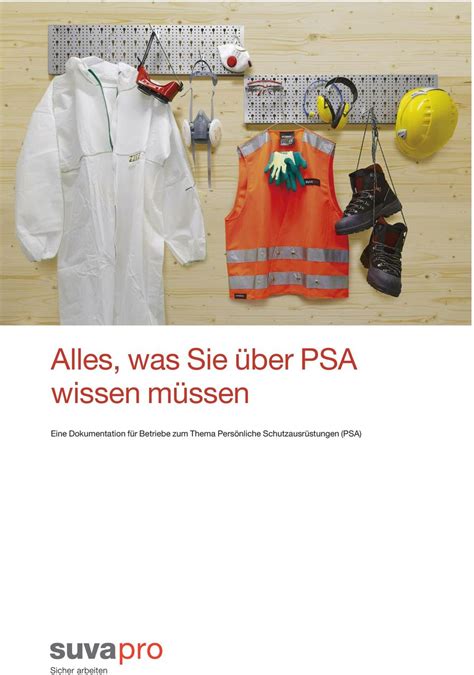 Alles Was Sie Ber Psa Wissen M Ssen Eine Dokumentation F R Betriebe