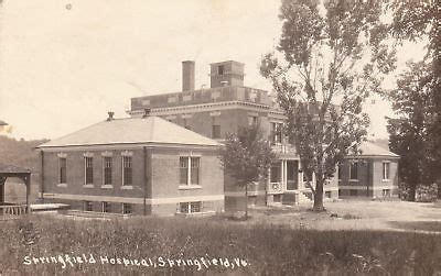 E8998 VT, Springfield Hospital Photo Postcard - Mary L. Martin Ltd ...