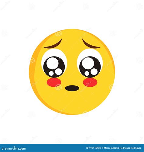 Sad, Teary Emoji Vector Illustration | CartoonDealer.com #144065807