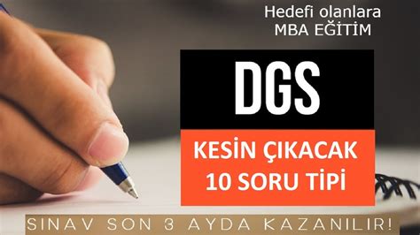 2023 Dgs De Kesİn Çikacak 10 Soru Tİpİ 2023 Dgs Matematİk Soru