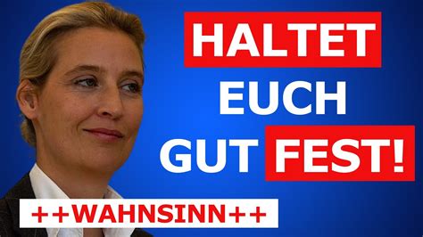 Alice Weidel Sagt Unfassbares Youtube