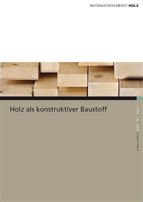 Holzbau Handbuch Holz Publikationen Baunetz Wissen