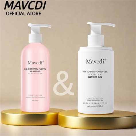 Mavcdi Shower Gel Niacinamide Whitening Shower Gel Sabun Cair Bergizi