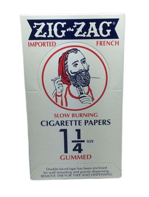 Zig Zag Cigarette Papers Size 1 14 24ct Box Tabb Tobacco