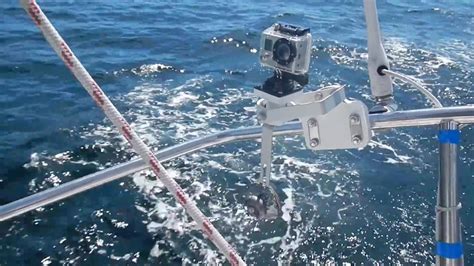 DIY GoPro Levelling Mount On The Stern Rail Of A Sailboat YouTube