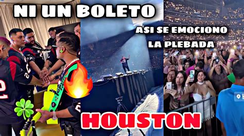 EDUIN CAZ ANICIA CONCIERTO EN STADIO NRG HOUSTON TEXAS SOUL OUT