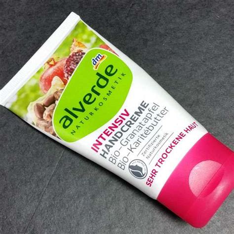 Test Handpflege Alverde Intensiv Handcreme Granatapfel Karit Butter