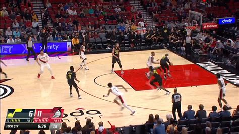 Jarred Vanderbilt With A Dunk Vs The Portland Trail Blazers Yahoo Sports