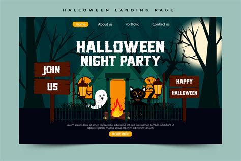 Simple And Elegant Halloween Graphic Design Template That Is Easy To